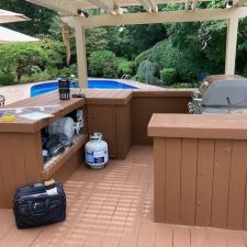 Trex Deck Installation with Bar in Northport, NY 1